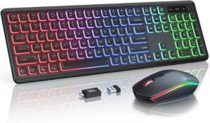 Wireless Keyboard and Mouse Combo, ...