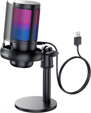 Gaming Microphone for PC: USB Mic f...