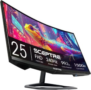 New! Sceptre Curved 24.5-inch Gamin...