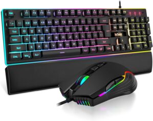 RedThunder K10 Wired Gaming Keyboar...