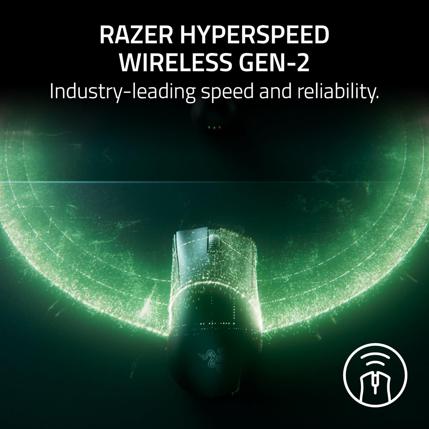 Razer DeathAdder V4 Pro Wireless Gaming Mouse: 56g Lightweight - HyperSpeed Wireless Gen-2 - Optical Scroll Wheel - Optical Switches Gen-4 - Focus Pro 45K Sensor Gen-2 - Up to 150 Hr Battery - Black - Image 5