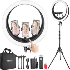NEEWER Ring Light RP19H 19 Inch wit...