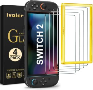 ivoler 4-Pack Tempered Glass Screen...