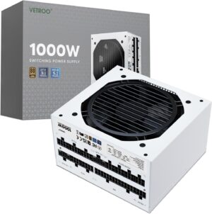 Vetroo 1000W White Power Supply ATX...