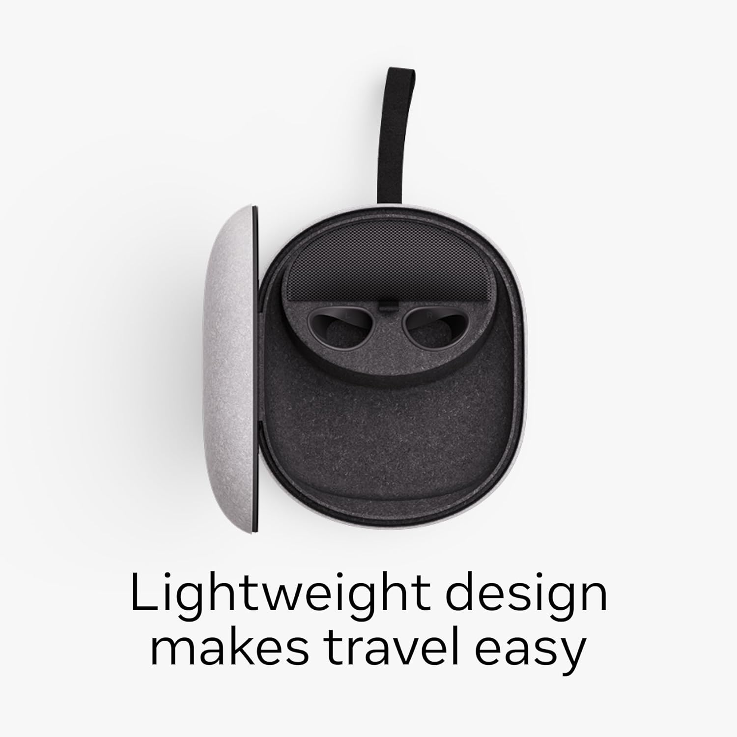 Meta Quest Compact Carrying Case — Works with Meta Quest 3/3S — Refreshed Compact Design — Fits Quest 3/3S, Touch Plus Controller, Active Straps, Charging Cable, and Adapter - Image 2