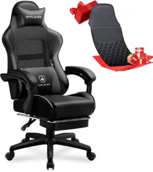 GTPLAYER Gaming Chair, High Back Co...