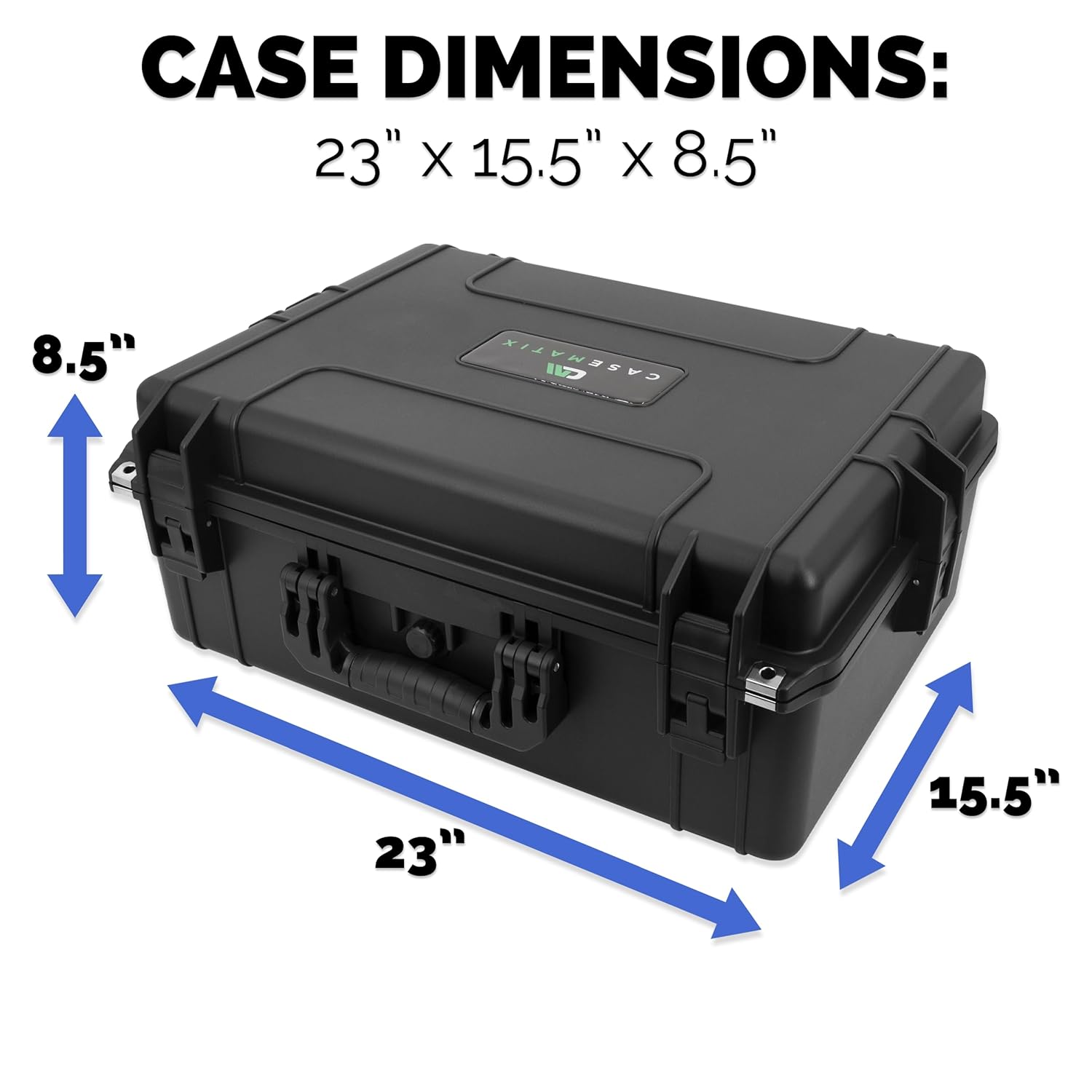 CASEMATIX Hard Shell Travel Case Compatible with Xbox Series X Console, Controllers, Headset and Other Accessories - IPX7 Waterproof and Crushproof Carrying Case with Customized Foam Interior - Image 7