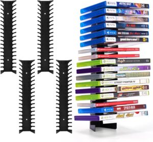 4 Pack Video Game Case Storage Wall...