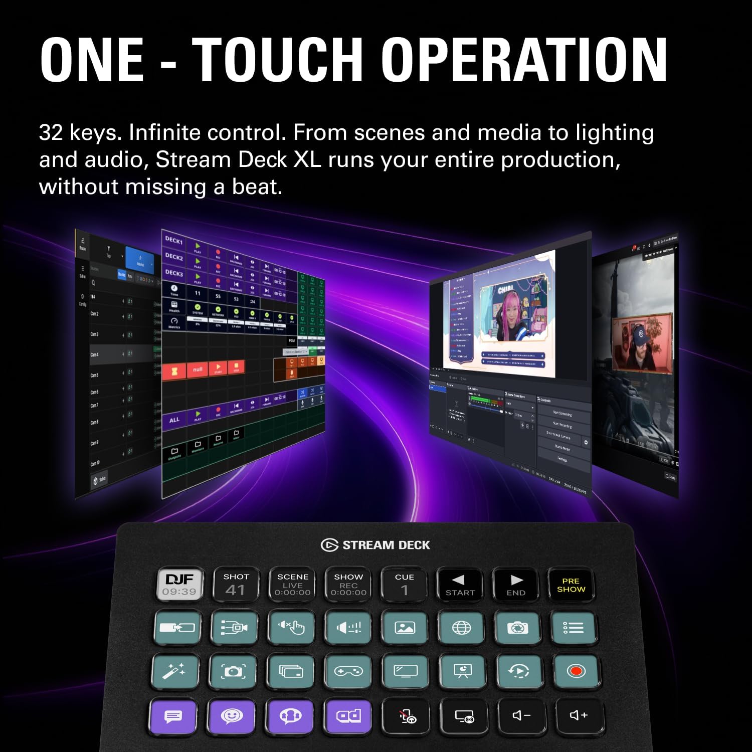 Elgato Stream Deck XL – Advanced Studio Controller, 32 Macro Keys, Trigger Actions in apps and Software Like OBS, Twitch, YouTube and More, USB, Works with Mac and PC - Image 4