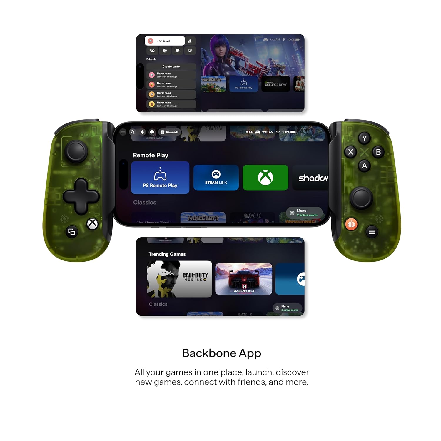 Backbone One Mobile Gaming Controller Xbox Edition – USB-C Phone Controller for iPhone 15/16/17 & Android, Play with Xbox Game Pass Ultimate (1-Month Access Included), Stream from Console or PC & More - Image 4