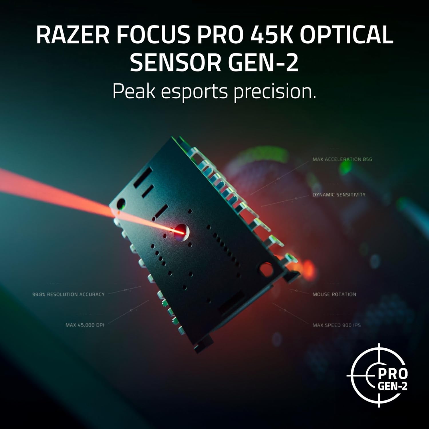 Razer DeathAdder V4 Pro Wireless Gaming Mouse: 56g Lightweight - HyperSpeed Wireless Gen-2 - Optical Scroll Wheel - Optical Switches Gen-4 - Focus Pro 45K Sensor Gen-2 - Up to 150 Hr Battery - Black - Image 7