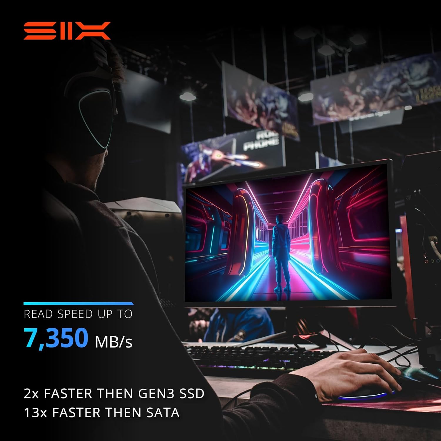 SIX NVME M.2 SSD PCIe 4.0-1TB m.2 2280 ssd, Read UP to 7350MB/s 1TB for Gaming PS5 Memory Storage Expansion with Heatsink, Internal Solid State Hard Drive PCIe gen 4x4 Nvme for Laptop Desktop pc - Image 5