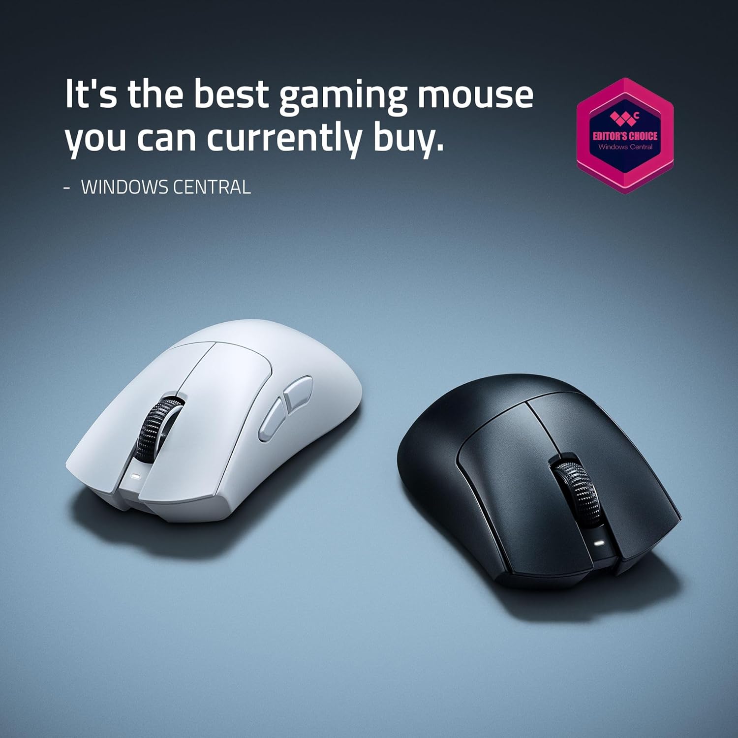 Razer DeathAdder V4 Pro Wireless Gaming Mouse: 56g Lightweight - HyperSpeed Wireless Gen-2 - Optical Scroll Wheel - Optical Switches Gen-4 - Focus Pro 45K Sensor Gen-2 - Up to 150 Hr Battery - Black - Image 3