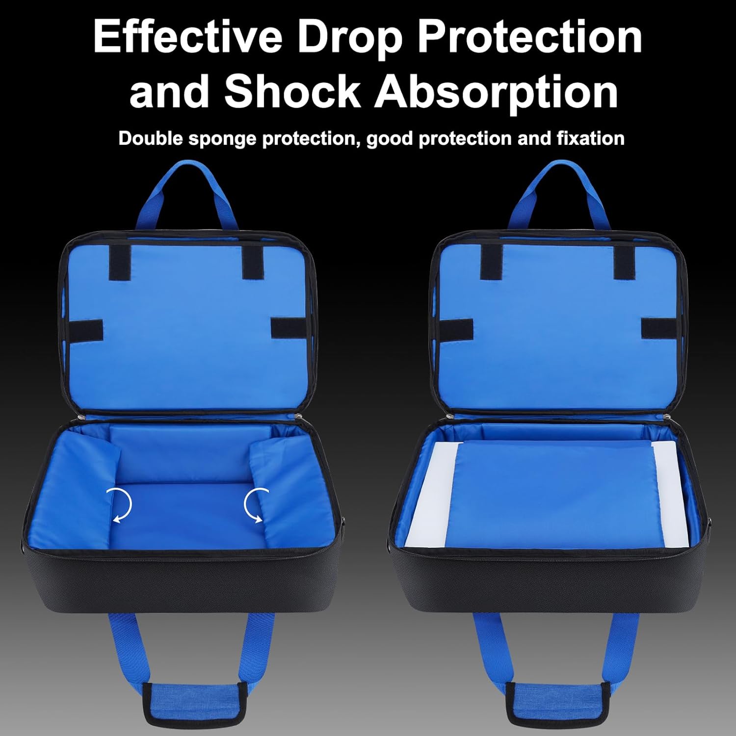 GDNasist Carrying Case Fit for PS5, Travel Thickened Protective Bag Compatible with Playstation 5 Console, Headset, PS5 Controller, Game Discs, and Gaming Accessories - Image 6