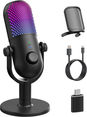 USB Microphone for PC Gaming: Conde...