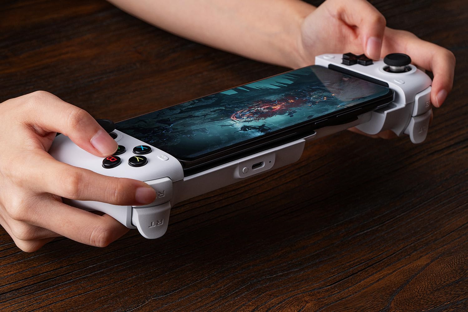 8BitDo Ultimate Mobile Gaming Controller for Android devices, Bluetooth Mobile Game Controller with Hall Effect Joysticks and Hall Triggers (Black) - Image 7