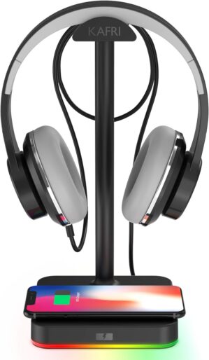 KAFRI RGB Headphone Stand with Wire...