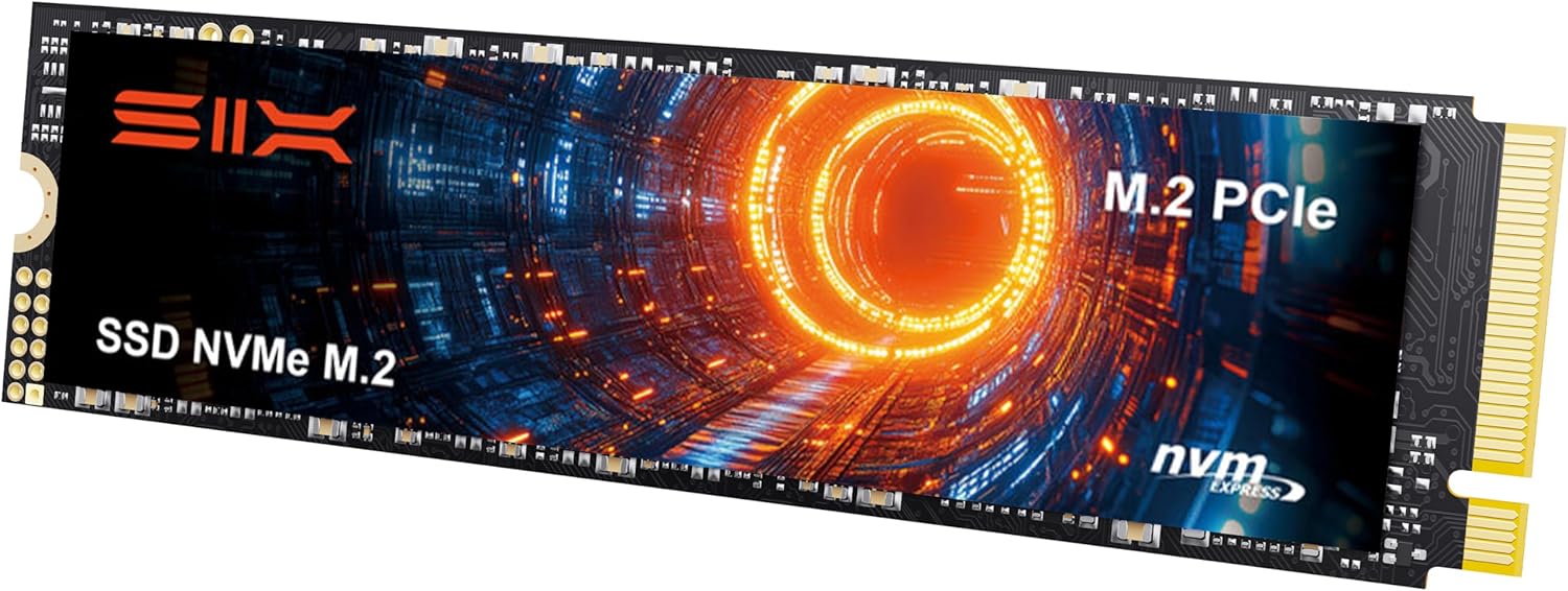 SIX NVME M.2 SSD PCIe 4.0-1TB m.2 2280 ssd, Read UP to 7350MB/s 1TB for Gaming PS5 Memory Storage Expansion with Heatsink, Internal Solid State Hard Drive PCIe gen 4x4 Nvme for Laptop Desktop pc - Image 2