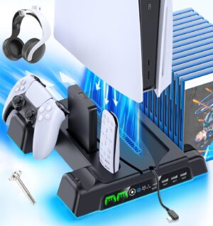 PS5/Slim/Pro Stand and Cooling Stat...