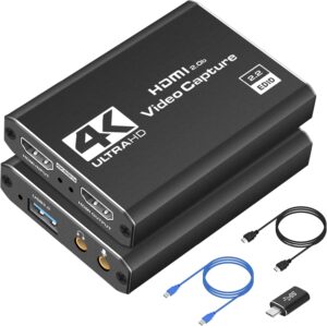 4K HDMI Capture Card USB 3.0 – 10...