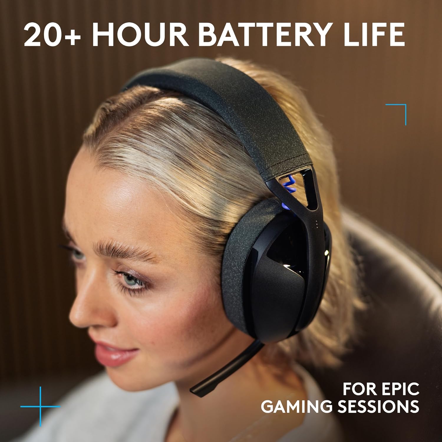 Logitech G321 Lightspeed Wireless Bluetooth Gaming Headset, Dynamic Comfort and fit, 16 kHz Boom mic, 20+ hrs Battery, PC, PS4, PS5, Nintendo Switch, Mobile - Black - Image 7