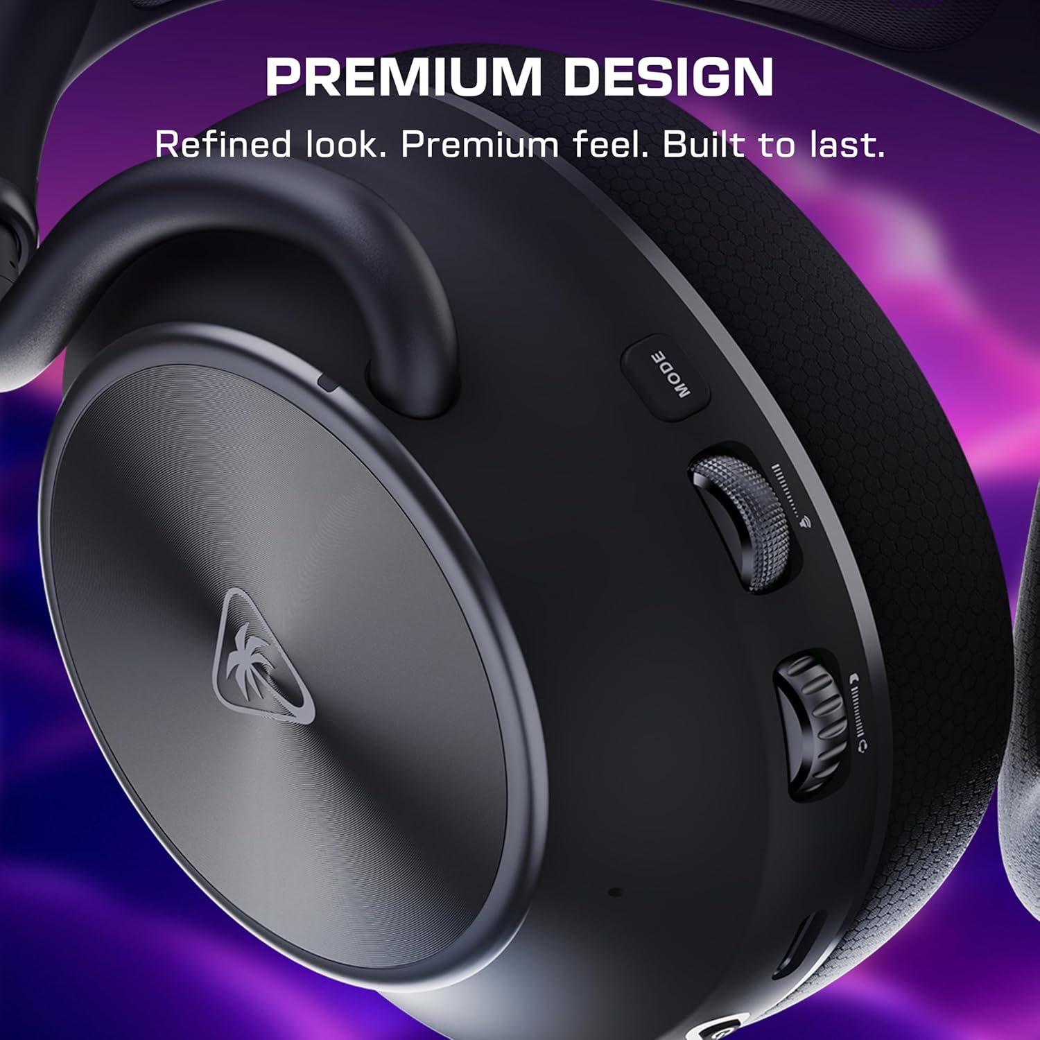 Turtle Beach Stealth Pro II Premium Wireless Gaming Headset for Xbox Series X|S, PS5, PS4, PC - Hi-Res Audio, Dolby Atmos, Active Noise Cancellation, Simultaneous Bluetooth, 24-bit Audio - Black - Image 10