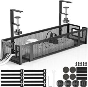 Under Desk Cable Management Tray, G...
