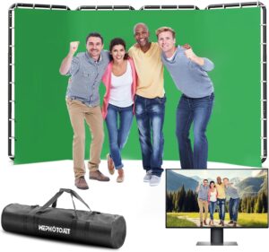 7.87ft x 13.12ft Green Screen Backd...