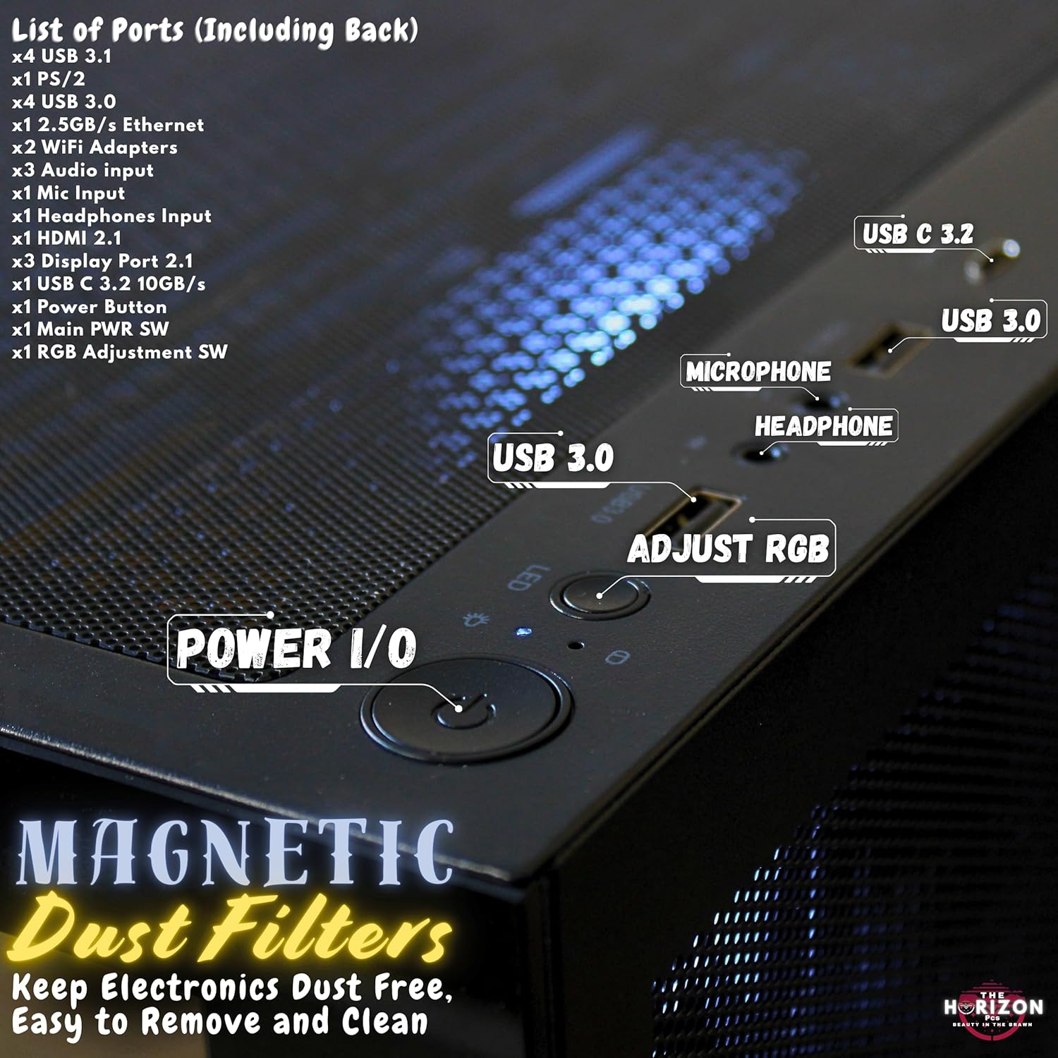 The Horizon Autherium Dragon RGB I9 RTX Gaming PC || 64GB RAM || 10TB High Speed Storage || Core I9 Upto 5.4Ghz || RTX 5070 OC || Windows 11 PRO || 360MM AIO || 2.4GB/s WiFi 6E, VR and Gaming Ready - Image 8