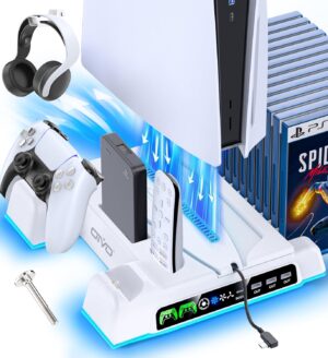PS5/Slim/Pro Stand and Cooling Stat...