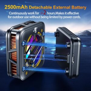 Magnetic Phone Cooler with Battery,...