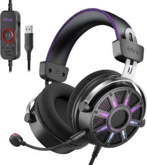 FIFINE Wired Open Back Gaming Heads...