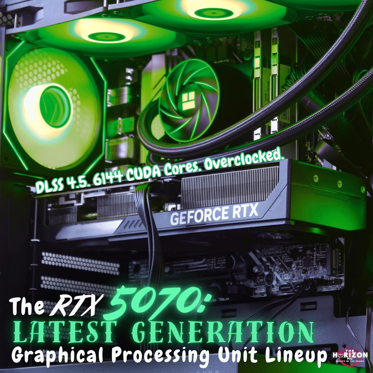 The Horizon Autherium Dragon RGB I9 RTX Gaming PC || 64GB RAM || 10TB High Speed Storage || Core I9 Upto 5.4Ghz || RTX 5070 OC || Windows 11 PRO || 360MM AIO || 2.4GB/s WiFi 6E, VR and Gaming Ready - Image 6