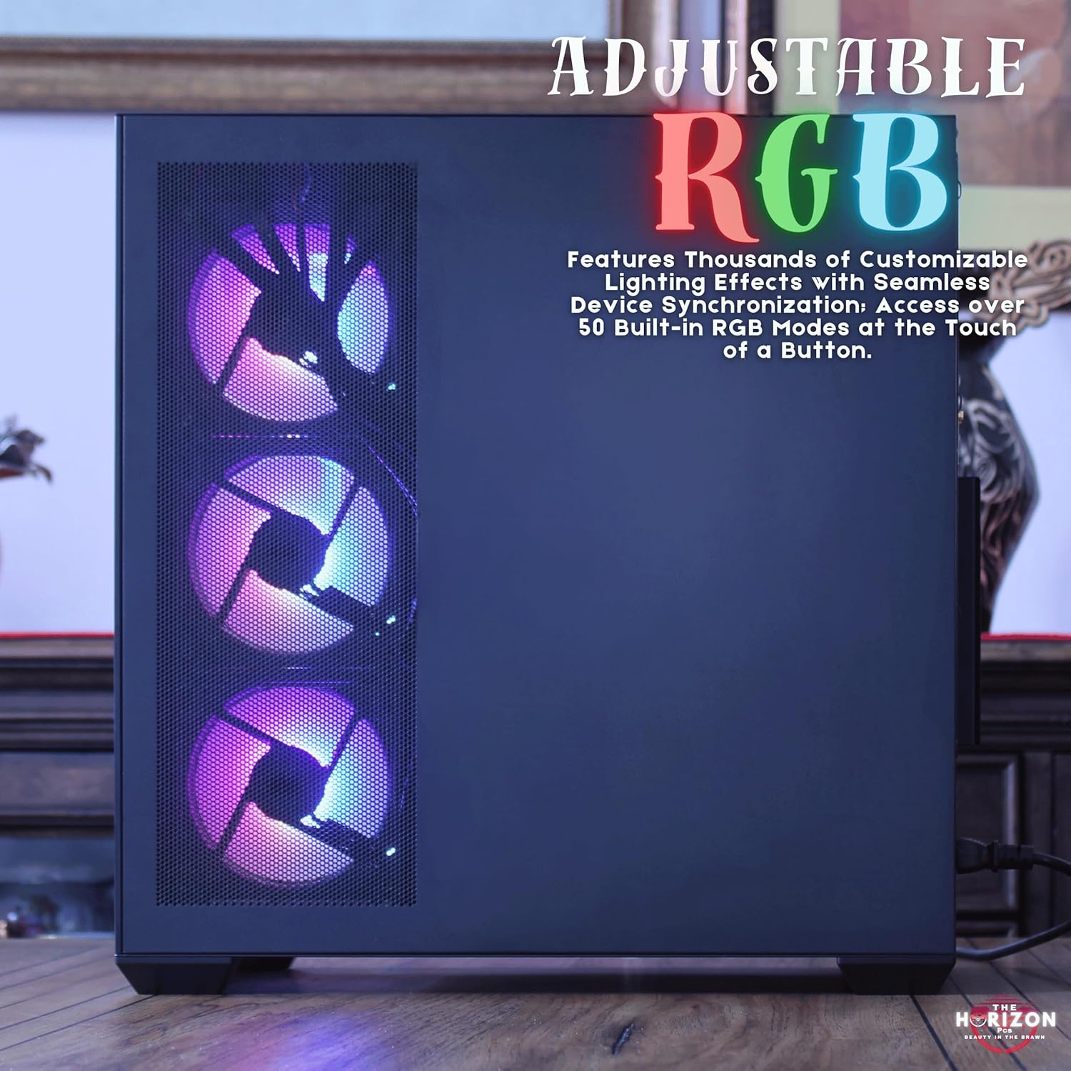 The Horizon Autherium Dragon RGB I9 RTX Gaming PC || 64GB RAM || 10TB High Speed Storage || Core I9 Upto 5.4Ghz || RTX 5070 OC || Windows 11 PRO || 360MM AIO || 2.4GB/s WiFi 6E, VR and Gaming Ready - Image 7