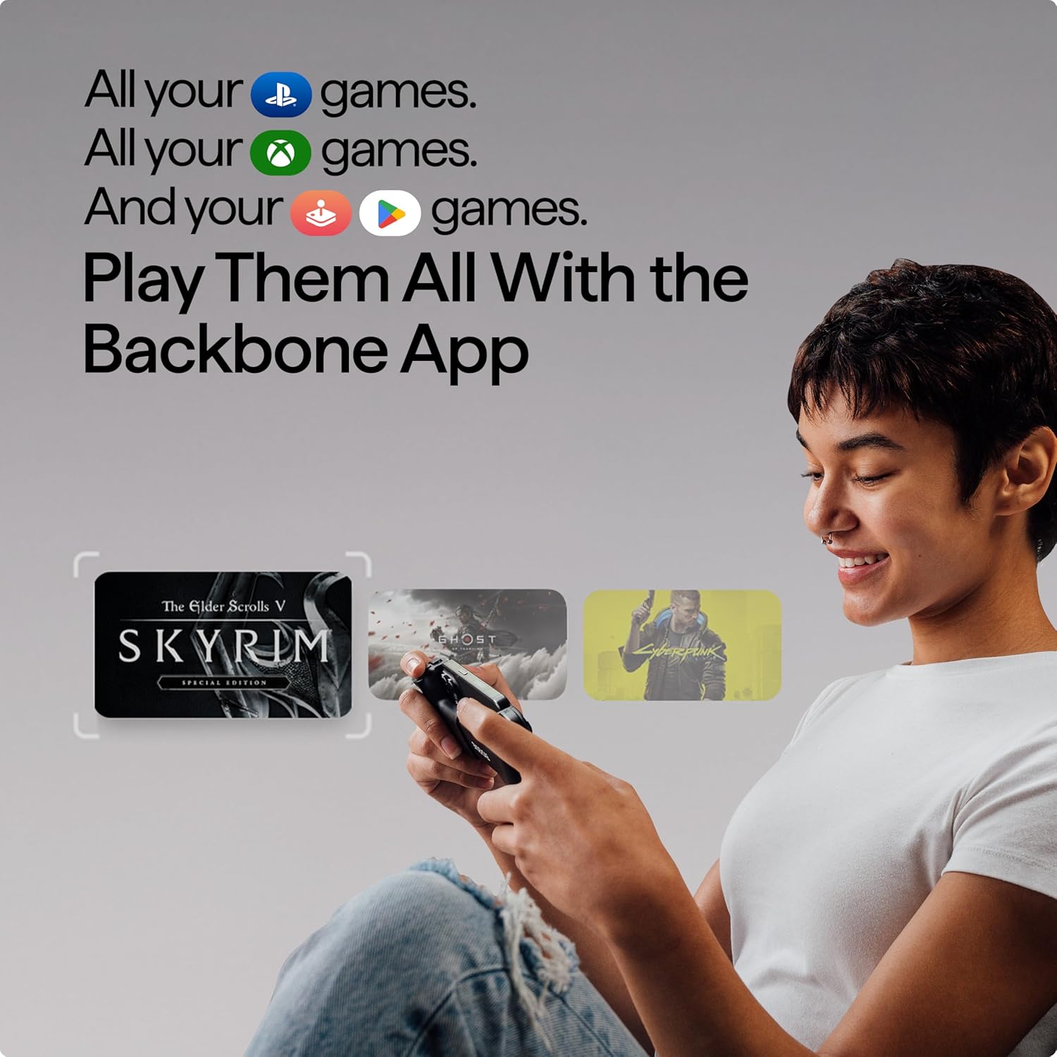 Backbone One Mobile Gaming Controller Xbox Edition – USB-C Phone Controller for iPhone 15/16/17 & Android, Play with Xbox Game Pass Ultimate (1-Month Access Included), Stream from Console or PC & More - Image 8