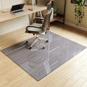 Koonmi Tempered Glass Chair Mat for...
