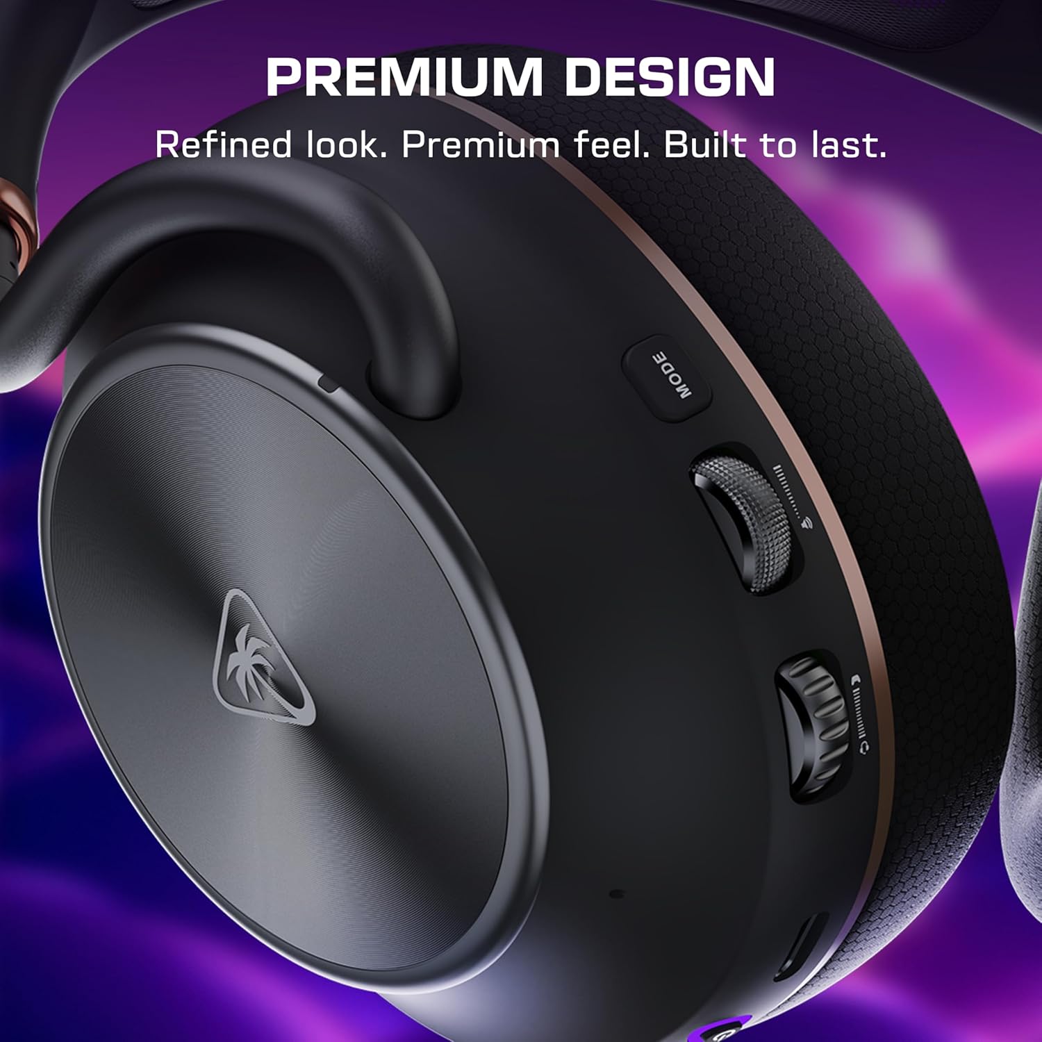 Turtle Beach Stealth Pro II Premium Multiplatform Wireless Gaming Headset for PC, PlayStation 5, PS4, Hi-Res 24-bit Audio, Noise Cancellation, Rechargeable Battery, Bluetooth, Boom Mic, Black - Image 10