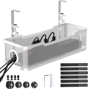 Under Desk Cable Management Tray Wh...