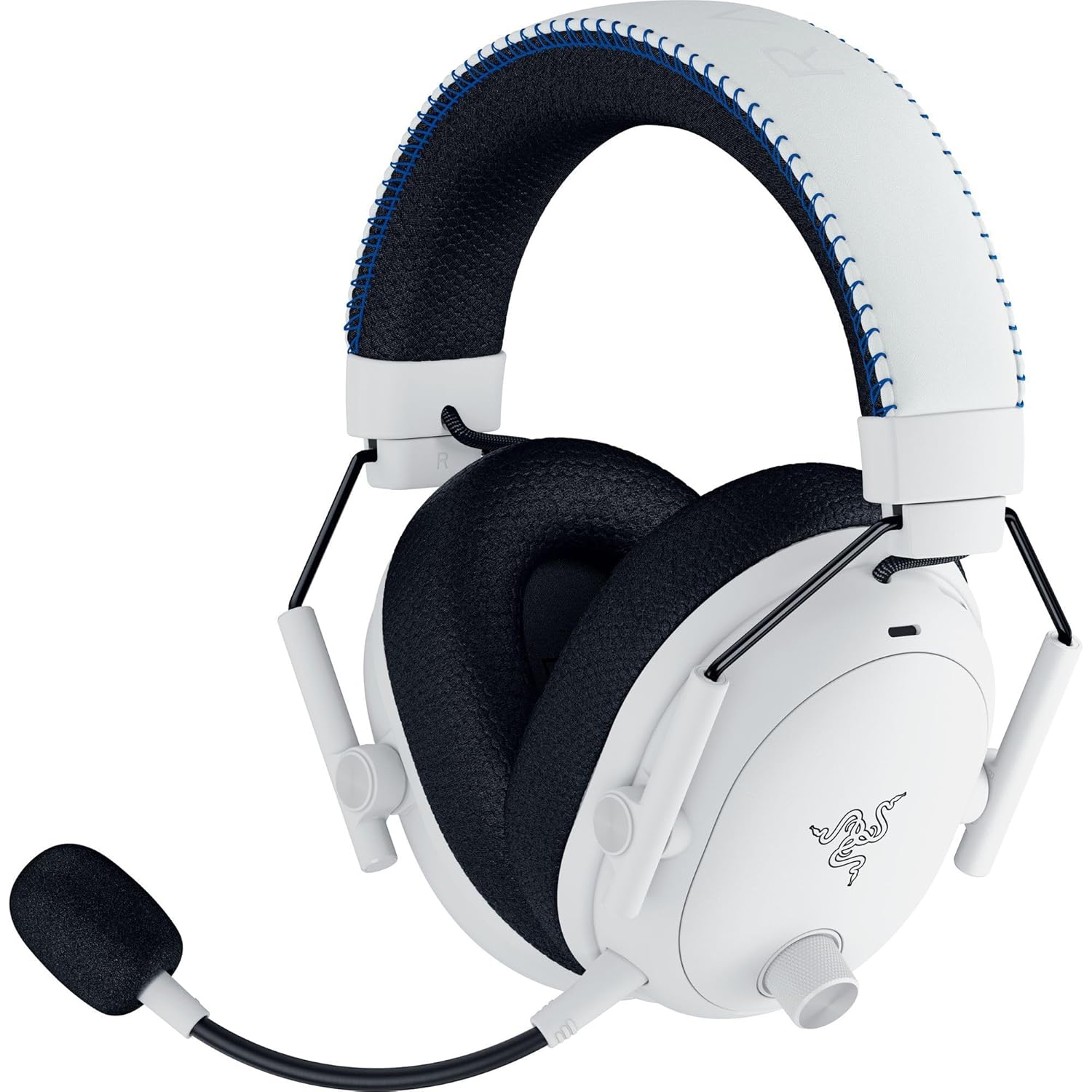 Razer BlackShark V3 Pro Wireless ANC Gaming Headset for PS5: Full Band Mic - 50mm Drivers - 2.4 GHz, Bluetooth, 3.5mm - Works with PC, Mac, Nintendo Switch, Smartphone - Long Battery Life - White - Image 10