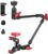 22″ Magic Arm w Clamp Mount, Overhead Desk Phone Mount Stand, Adjustable Articulating Friction Camera Boom Arm w 1/4″ Thread for Phone Video Light Webcam Action Camera Tripod Mic