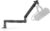 FIFINE Microphone Boom Arm, Low Profile Adjustable Stick Microphone Arm Stand with Desk Mount Clamp, Screw Adapter, Cable Management, for Podcast Streaming Gaming Studio-BM88
