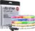 BTF-LIGHTING WS2811 Dual IC RGBCCT FCOB COB LED Strip,UL Listed High Density Chasing IC RGB Light+Tunable White 3000K-6000K,16.4FT 840LEDs/m,10mm Width IP66 DC24V 3M Tape(No Adapter or Controller)