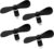 Phone Fan for iPhone, Mini Portable Cell Phone Fan Attachment for iPhone 14/14 Plus/14 Pro Max/SE 3/13/13 Pro/12/12 Pro Max/iPad, Travel Pocket Fan Small USB Fans (Black 4 pcs)