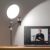 1300 Lumens Ring Light with Stand for Desk, Computer & Laptop – Podcast & Streaming Light with Flexible Phone Holder, CRI 98+ Bright Yet Soft Influencer Light for Video Recording, Conference & Calls
