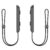 Pogriko 2 Pack Wrist Strap for Nintendo Switch Controller Joycon, Replacement Strap Parts Accessories for Joy Con Joy-Con Controller