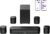 ULTIMEA 7.1ch Dolby Atmos Surround Sound System for TV, with 4 Surround Speakers, Surround Sound System Sound Bar with Subwoofer for Home Theater, App Control, HDMI eARC, Aura A60, 2026 Model