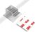 Cable Clips with Strong Self-Adhesive, XIAOXI R Shape Cable Management TV PC Wire Holder Sticky Tidy and Organizer Cord and Wires – 40 Pcs (Clear)