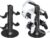 Gaming Controller & Headset Holder Stand for Desk, with Charger Cable Organizer Headphone Stand for PS5/ Xbox/ PS4/ Switch, Metal Base Controller Hook for Storage with 360° Rotatable Hanger- 2 Tiers
