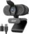 Acer 1080p Webcam USB Plug and Play Webcam for PC with Noise Cancellation Microphones Computer Camera for Desktop Streaming Gaming Online Meeting Wide Angle Privacy Cover A-to-C Adapter Easy Setup