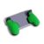 PUK Phone Gaming Grip – Black & Green Ergonomic Mobile Game Handle with Adhesive Pads – Mobile Game Controller Grip to Reduce Hand Fatigue – Android Phone Gaming Accessories